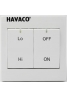 Havaco HRS-01 - Διπλός Διακόπτης Ενεργοποίησης και Επιλογής Ταχύτητας εξαεριστήρων