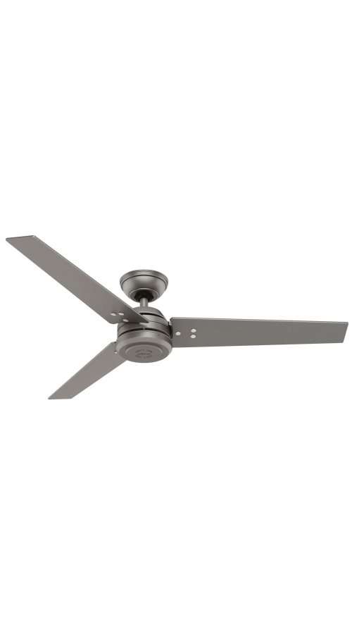 Hunter Protos 132 Matte Silver - Ανεμιστήρας Οροφής