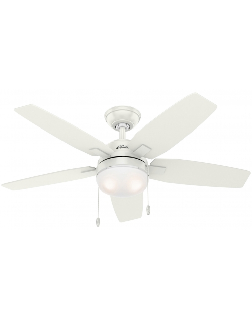 Hunter Arcot 117 Fresh White - Ανεμιστήρας Οροφής με Φωτιστικό