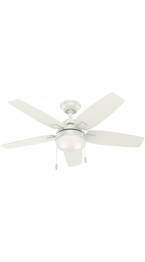 Hunter Arcot 117 Fresh White - Ανεμιστήρας Οροφής με Φωτιστικό