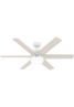 Hunter Arete 132 Fresh White - Ανεμιστήρας Οροφής με Φωτιστικό