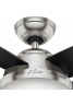 Hunter Dante 112 Brushed Nickel - Ανεμιστήρας Οροφής με Φωτιστικό