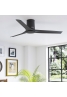 Hunter Athens 132 Low Profile - Matte Black - Ανεμιστήρας Οροφής