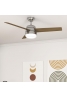 Hunter Finley 132 Brushed Nickel - Ανεμιστήρας Οροφής με Φωτιστικό