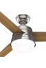 Hunter Finley 132 Brushed Nickel - Ανεμιστήρας Οροφής με Φωτιστικό