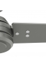 Hunter Protos 132 Matte Silver - Ανεμιστήρας Οροφής