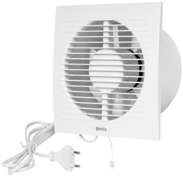 Europlast EE150WP – Εξαεριστήρας μπάνιου με καλώδιο/φις και διακόπτη – κορδονάκι