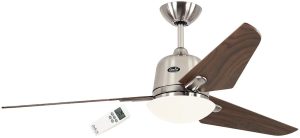 Casafan Eco Aviatos 132 BN-NB - Ανεμιστήρας Οροφής με Φωτιστικό