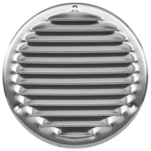 Europlast MR160i – Περσίδα Εξαερισμού Ανοξείδωτη (Inox) με Πλέγμα Προστασίας