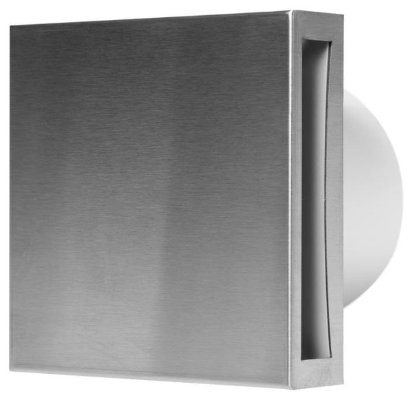 Europlast EET150HTi – Εξαεριστήρας μπάνιου με Ανοξείδωτο (Inox) κάλυμμα, υγροστάτη & χρονοδιακόπτη