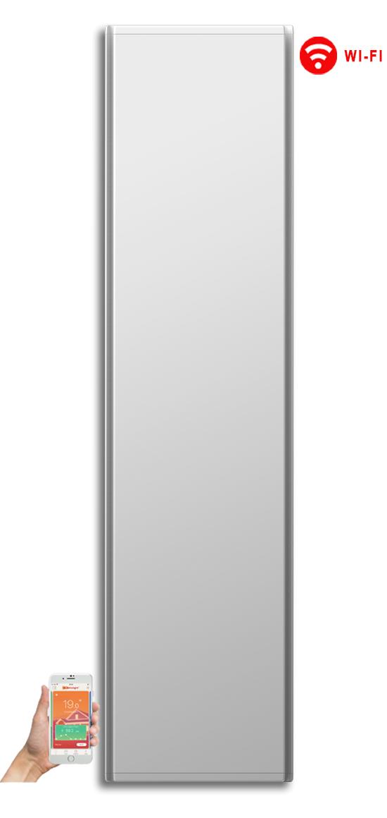 Radialight Icon WiFi 2000 Watt Λευκό – Κάθετο Ψηφιακό Σώμα Θέρμανσης