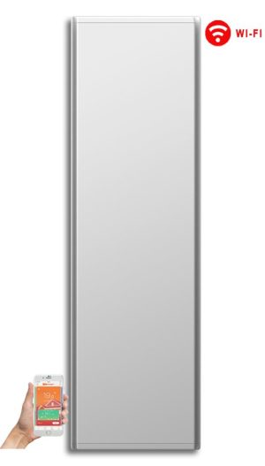 Radialight Icon WiFi 1500 Watt Λευκό - Κάθετο Ψηφιακό Σώμα Θέρμανσης