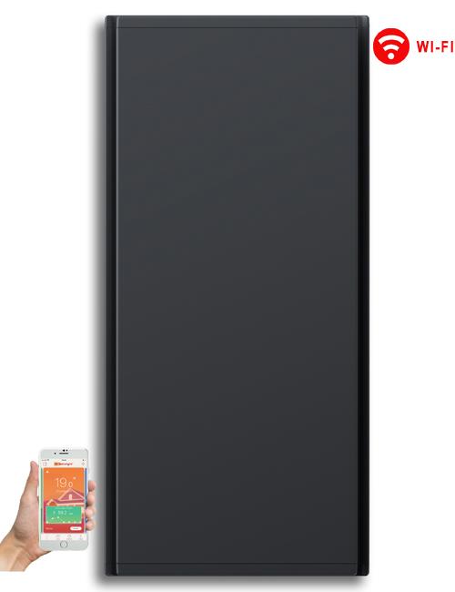 Radialight Icon WiFi 750 Watt Ανθρακί – Κάθετο Ψηφιακό Σώμα Θέρμανσης