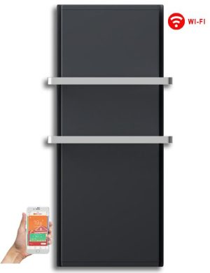 Radialight Icon 2B WiFi 750 Watt Ανθρακί - Ψηφιακή Πετσετοκρεμάστρα Μπάνιου