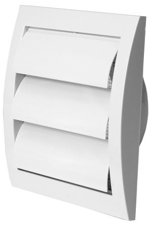 Europlast ND10Z - Περσίδα Εξαερισμού Πλαστική Βαρύτητας με Πλέγμα Προστασίας