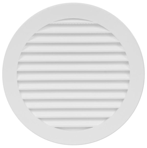 Europlast VR125 – Περσίδα Εξαερισμού Πλαστική με Πλέγμα Προστασίας