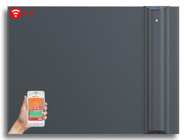 Radialight Klima WiFi 750 Watt Ανθρακί – Ψηφιακός Θερμοπομπός Διπλής Λειτουργίας