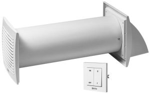 Europlast EER125S - Εναλλάκτης Θερμότητας Αέρα με Διακόπτη τοίχου