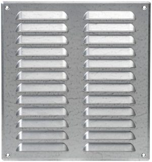 Europlast MR2628Zn - Περσίδα Εξαερισμού Γαλβανιζέ με Πλέγμα Προστασίας