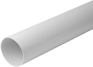 Europlast A125-1 - Αγωγός Εξαερισμού Πλαστικός, Φ125mm, 1,00m