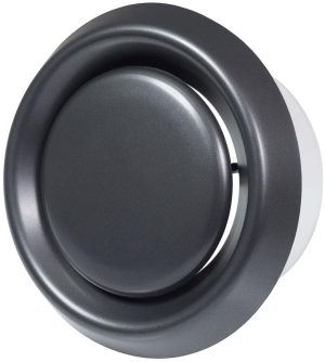 Europlast VD125A - Αεροβαλβίδα Προσαγωγής ή Απαγωγής Αέρα Πλαστική Ανθρακί
