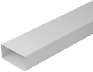 Europlast K-1 - Επίπεδος Αγωγός Εξαερισμού Πλαστικός, 110x55mm, 1,00m