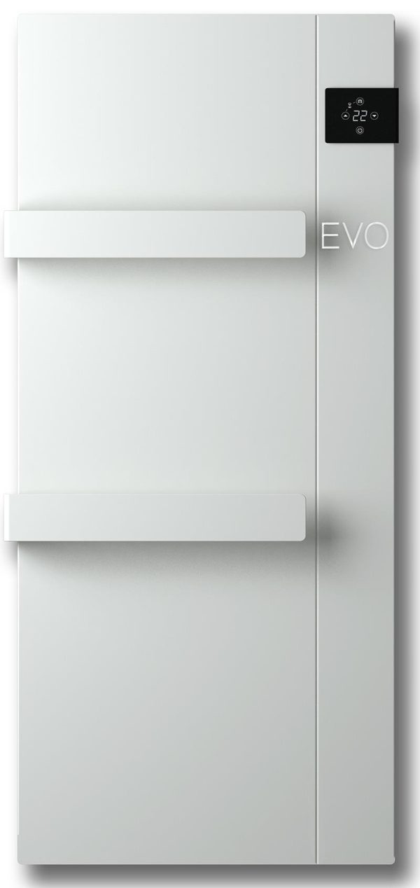 Radialight Onsen Evo 1000 Watt Λευκή – Ψηφιακή Πετσετοκρεμάστρα Μπάνιου