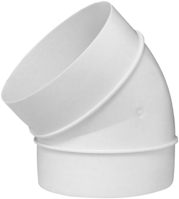 Europlast AL100-45 – Σύνδεσμος Αγωγών Πλαστικός, Γωνιακός 45°, Φ100mm