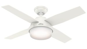Hunter Dante 112 Fresh White - Ανεμιστήρας Οροφής με Φωτιστικό