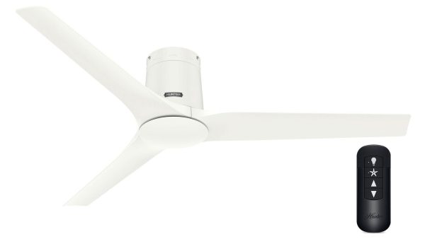 Hunter Athens 132 Low Profile – Fresh White – Ανεμιστήρας Οροφής