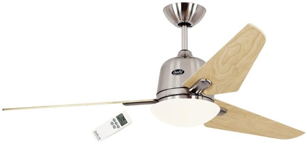 Casafan Eco Aviatos 132 BN-AH – Ανεμιστήρας Οροφής με Φωτιστικό