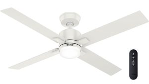 Hunter Mila 132 Fresh White - Ceiling Fan with Light