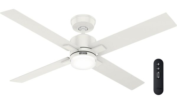 Hunter Mila 132 Fresh White – Ceiling Fan with Light